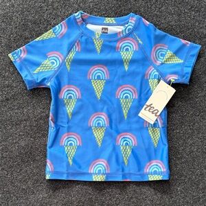 Tea Collection short sleeve rash guard 3T